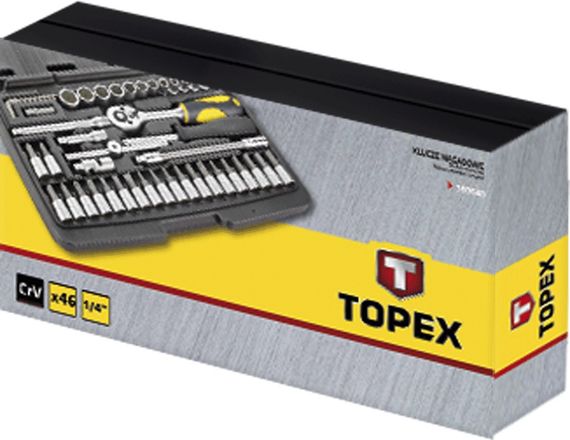 Набор инструмента TOPEX 1/4, 46 ед. (38D640) | Зображення 2