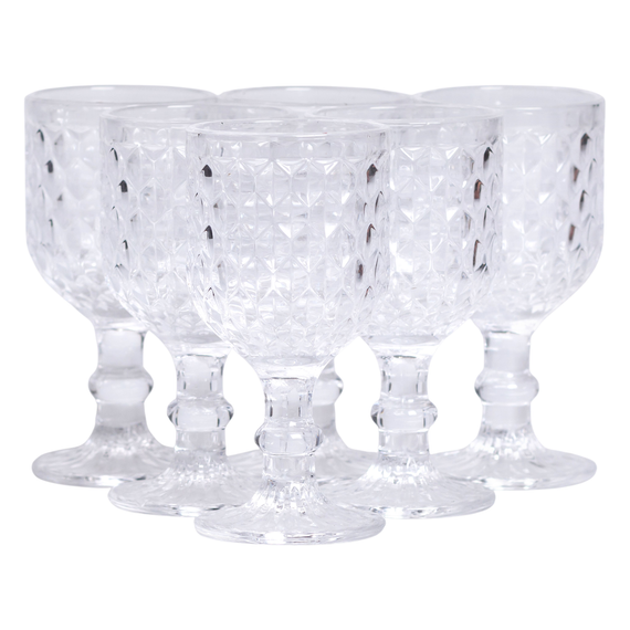 Набор рюмок на ножке 6 шт стеклянные 50 мл HP-19-107