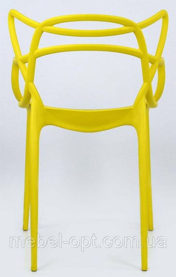 Кресло Masters Chair желтый пластик PP, дизайн Philippe Starck | Зображення 2