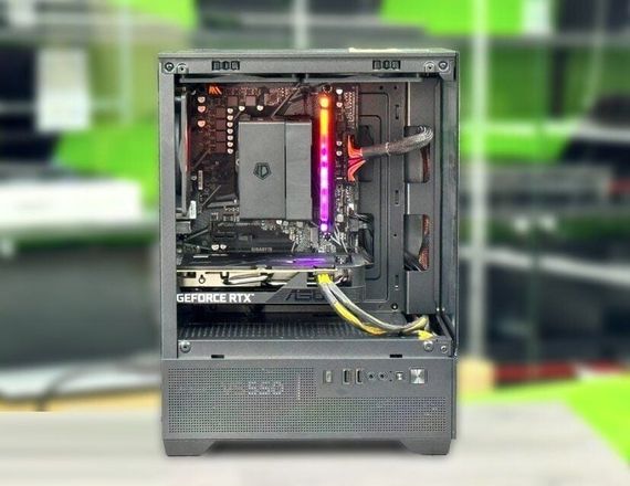 Ігровий ПК Gigabyte Tower / AMD Ryzen 5 5500 (6 (12) ядер по 3.6 - 4.2 GHz) / 16 GB DDR4 / 512 GB SSD / nVidia GeForce RTX 5050, 8 GB GDDR6, 128-bit / 550W / Win 11 б/в | Зображення 3