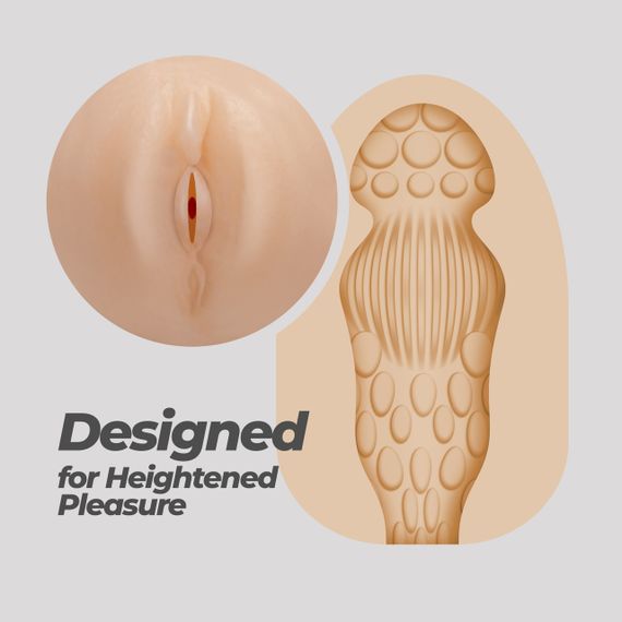 Мастурбатор-яйце, вагіна CRUSHIOUS EZY EGG THE Novice, реалістичний Sex Aura | Зображення 5