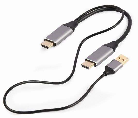 кабель-перехідник HDMI на DisplayPort Cablexpert A-HDMIM-DPM-01, 2м | Зображення 1