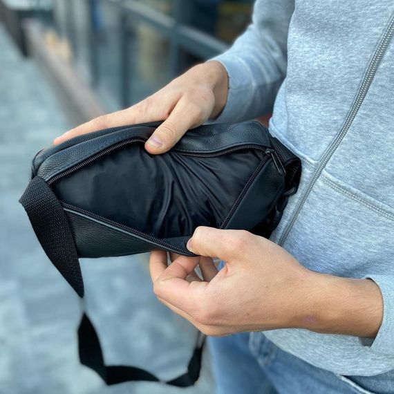 Шкіряна бананка. Найкраща якість на ринку. Модель: 36164 | Зображення 5