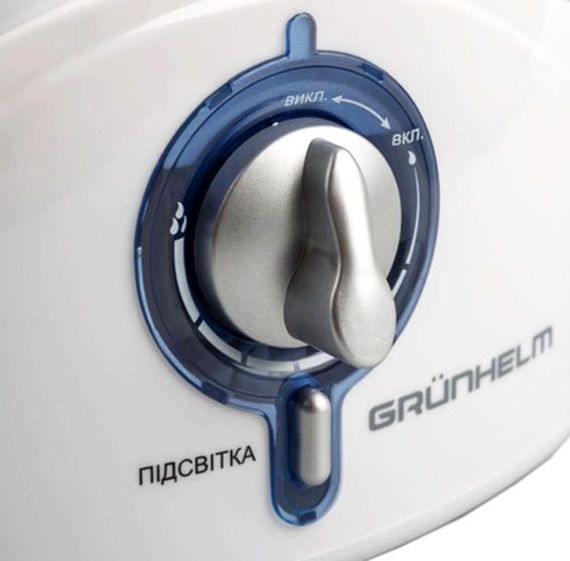 Ультразвуковий зволожувач повітря Grunhelm GHF-45M прилад для зволоження в квартиру офіс Білий | Зображення 7