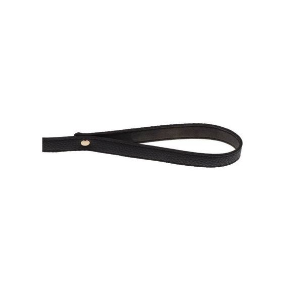 Поводок цепь с петлей из искусственной кожи Statement Leash золотистый, 75 см sexstyle | Зображення 7