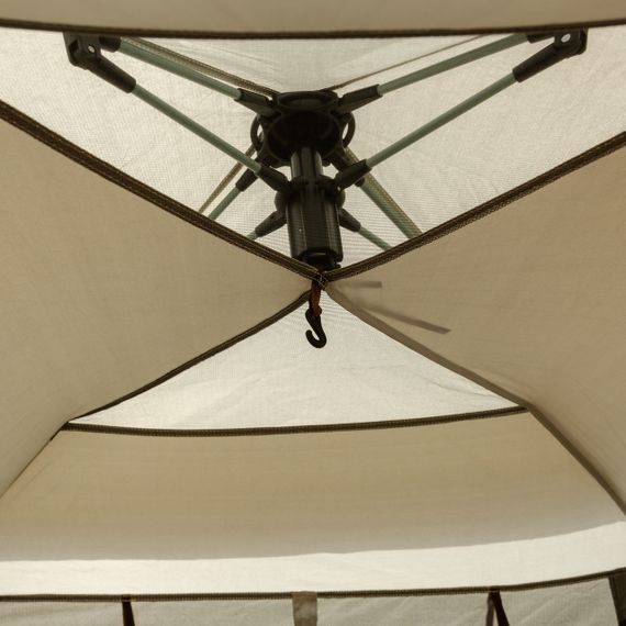 Палатка туристическая 2 человека 200*200*145 см бежевая | Зображення 5