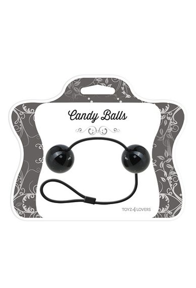 Вагінальні кульки CANDY BALLS BLACK | Зображення 1