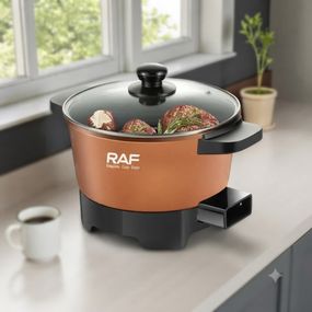 Каструля електрична R.5427 2.5L RAF / Електрокаструля 2,5л / Каструля 650Вт