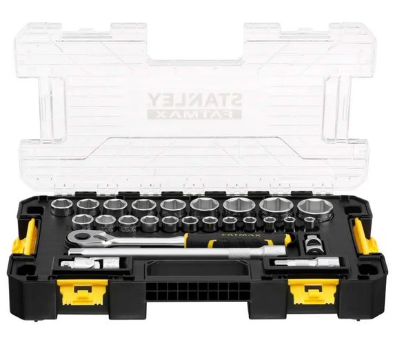 Набір торцевих головок Stanley 1/2 FATMAX Maxi Drive шестигранних 26 предметів (FMMT98103-1) | Зображення 1