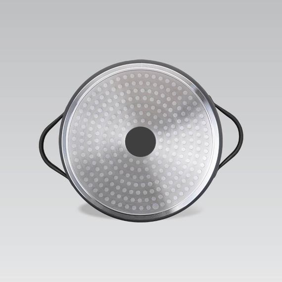 Каструля Maestro MR-4027-24, 4.6 л, 24 см, алюмінієва з кришкою та антипригарним покриттям | Зображення 3