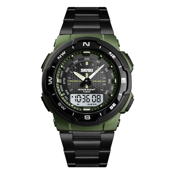 Чоловічий годинник Skmei 1370AG Army Green