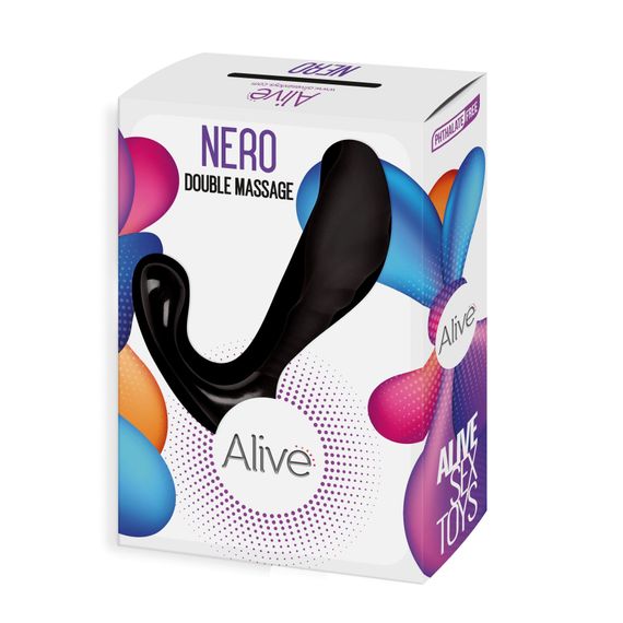Найдешевший масажер простати Alive Nero для новачків, силікон і пластик, відмінно для старту | Зображення 1
