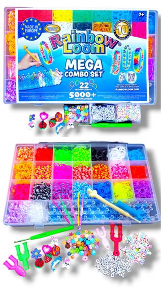 Набір гумок для плетіння браслетів Rainbow Loom, 5000 шт | Зображення 5