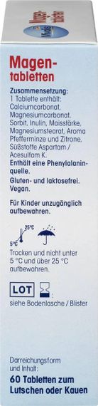 Пастилки Mivolis від печії, для захисту шлунку, м' ятний смак, 60 шт., Німеччина | Зображення 3