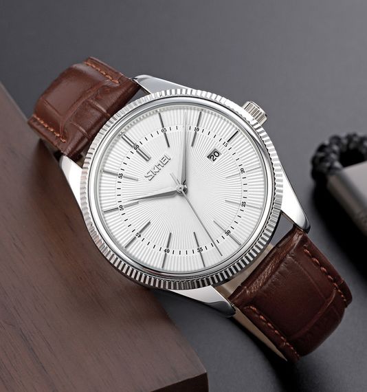 Skmei 9298SISIBN Silver Silver-Brown SALE | Зображення 2