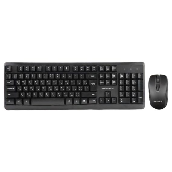 Комплект (клавіатура та миша комп'ютерні), безпровідні - KBM-4810WL (GRUNHELM)