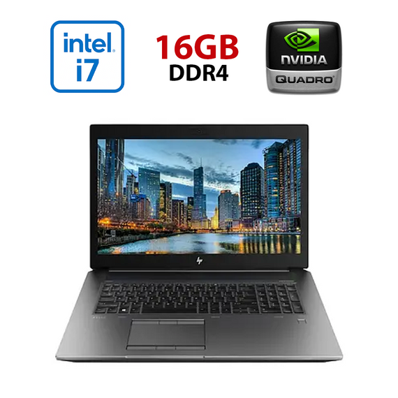 Мобильная рабочая станция Б-класс HP ZBook 17 G6 / 17.3" (1920x1080) IPS / Intel Core i7-9750H (6 (12) ядер по 2.6 - 4.5 GHz) / 16 GB DDR4 / 256 GB SSD + 256 GB SSD / nVidia Quadro T1000, 4 GB GDDR5, 128-bit / WebCam б/у