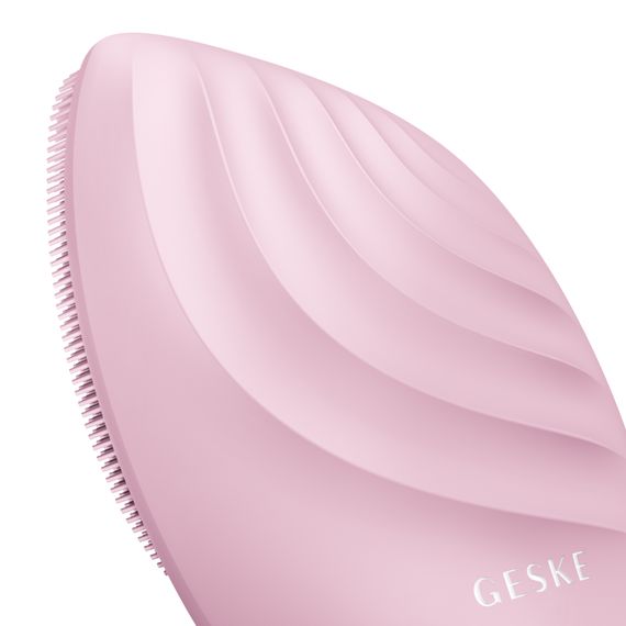 Електронна ультразвукова щітка для обличчя GESKE Sonic Facial Brush 5в1 pink | Зображення 4