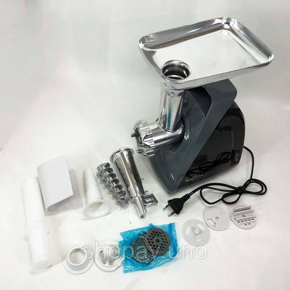 Мясорубка Suntera SMG-5421B 1800 Вт, мясорубка электрическая для мяса, мясорубка для домашней колбасы | Зображення 8