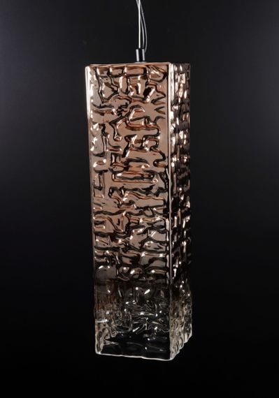 Люстра підвісна LOFT на 1 лампочку 25805 Чорний 50-130х12х12 см. | Зображення 1