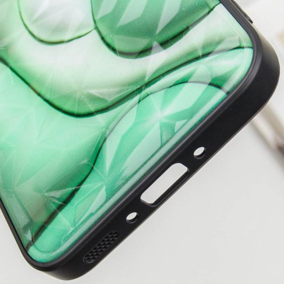 TPU+PC чехол Prisma BubbleGum для Samsung Galaxy A35 3D Green | Зображення 6
