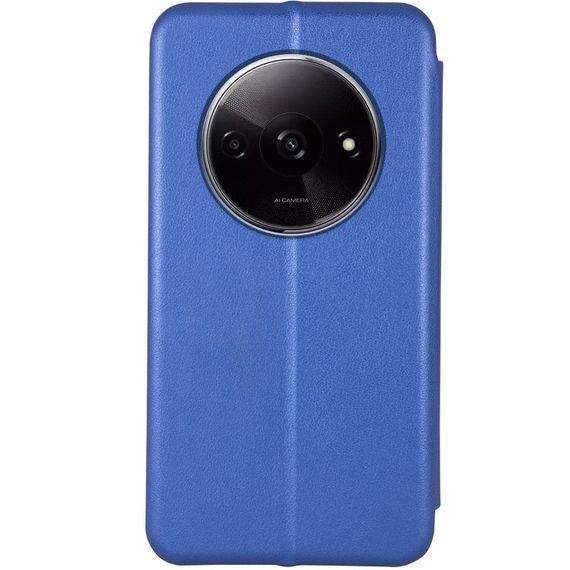 Шкіряний чохол-книжка Classy для Xiaomi Redmi A3 Синій | Зображення 1