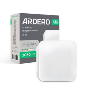 Світлодіодний накладний світильник Ardero AL806ARD 36Вт 5000K білий