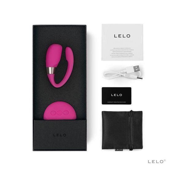 Вибратор для пар LELO Tiani 3 Cerise, 2 мотора, пульт ДУ sexstyle | Зображення 1