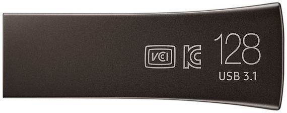 Flash Drive Samsung Bar Plus 128GB (MUF-128BE4/APC) Black | Зображення 1