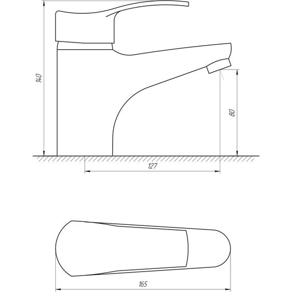 Змішувач для раковини Globus Lux QUEENSLAND GLQU-0222 | Зображення 1
