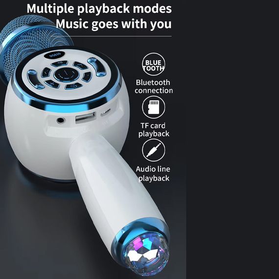 Караоке Микрофон-колонка DS810 Blue | Зображення 1