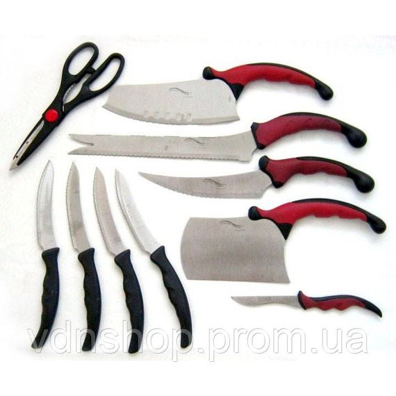 Стальные кухонные ножи Contour Pro Knives 13, Набор ножей кухонные ножи поварские набор PF-57 | Зображення 7