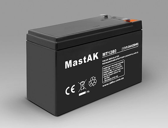 Акумулятор MastAK MT1280 ( 12v 8Ah )