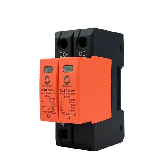 Пристрій захисту від імпульсних перенапруг УЗІП DC 2P до 40ka 650v | Зображення 1