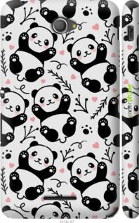 Чохол на Sony Xperia E4 Dual E2115 Панди "4318m-87-2448"