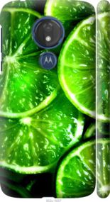Чохол на Motorola Moto G7 Power Зелені часточки лимона "852m-1657-2448"