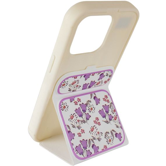 Чохол TPU Panel Stand для Apple iPhone 15 Pro Max (6.7") Floral Breeze | Зображення 3