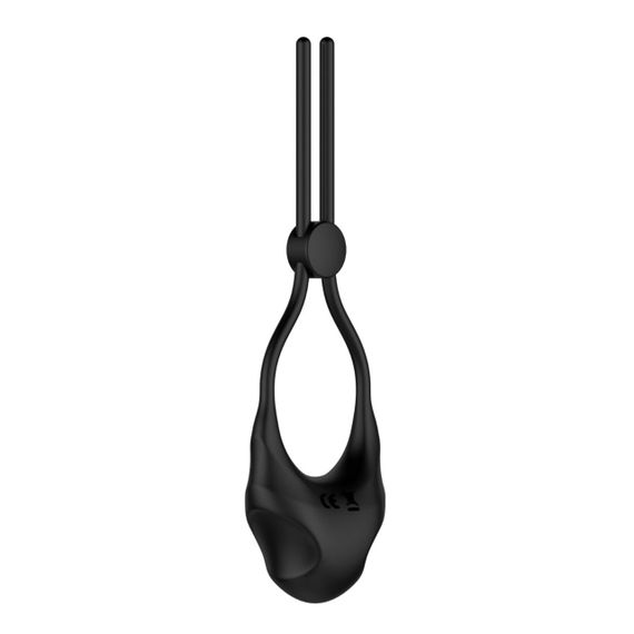 Ерекційне кільце Nexus FORGE Vibrating Adjustable Lasso Black з потужною вібрацією для чоловіків | Зображення 6