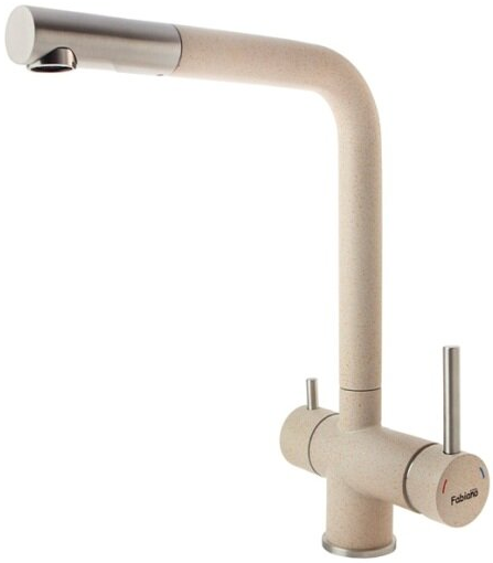 Кухонний змішувач Fabiano FKM 31.7 SS Beige 8231.401.0228