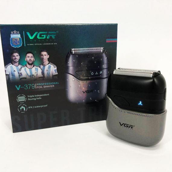 Хорошая электробритва для бороды VGR, Электробритва для профессионального бритья шейвер VU-44 | Зображення 4