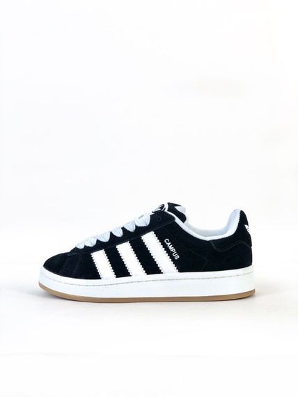 Демісезонні шкіряні кеди Adidas колір чорний, білий