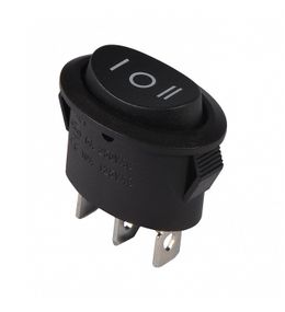 Переключатель KCD1-9-103 B/B 1 клавиша черная овал перекидной Ny95500759