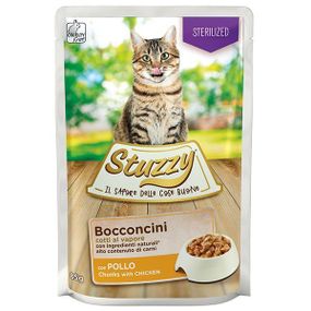 Stuzzy Cat Sterilized Chicken штузи стерилайзид курица в соусе консервы для стерилизованных котов 85г