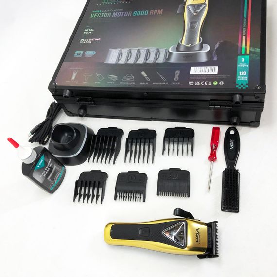 Машинка для стрижки волосся потужна, Тример для волосся портативний Машинка стрижки акумуляторна BS-17 | Зображення 4