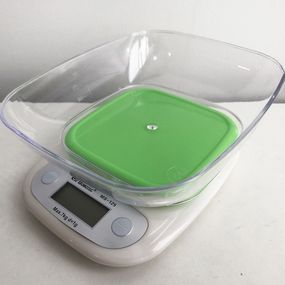 Ваги кухонні DOMOTEC MS-125 Plastic. Колір зелений