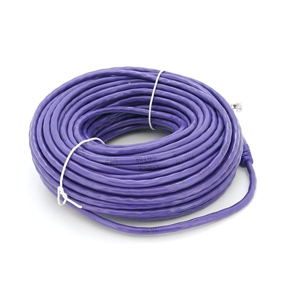 Патч-корд литий RITAR, UTP, RJ45, Cat.5e, 25m, фіолетовий, Cu (мідь) | Зображення 1