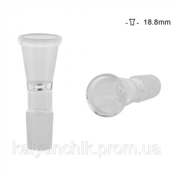 Відерце скляне з малим отвором, d: 18,8 мм