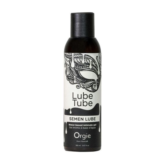 Лубрикант с имитацией спермы Orgie Lube Tube Semen Lube, 150 мл, водная основа, без вкуса и запаха Sex Aura