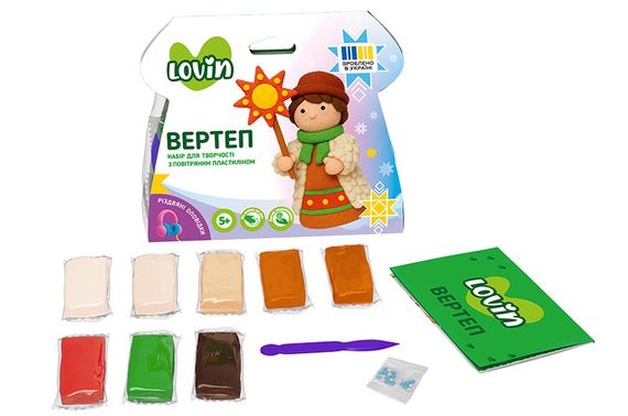 Набір для ліплення з повітряним пластиліном 7000228 "Вертеп" LOVIN | Зображення 4