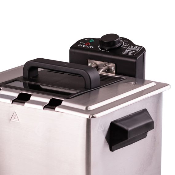 Фритюрниця Sokany WJ801 електрична на 5 літрів, професійна | Зображення 2